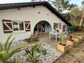 maison landaise à proximité de la plage et centre